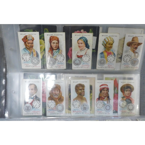 655 - A collection of cigarette cards, (mostly sets)