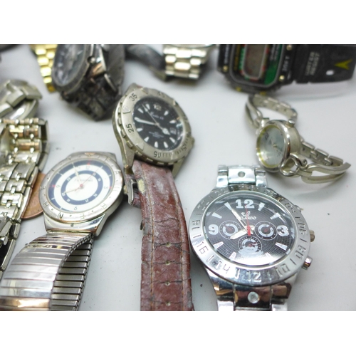 660 - A collection of wristwatches