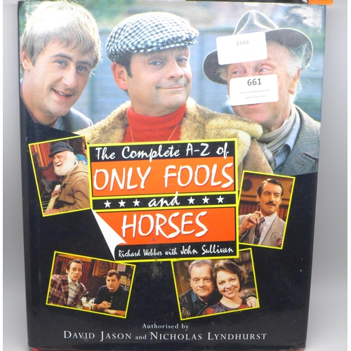 661 - An Only Fools and Horses book with many signatures including John Sullivan, Kenneth McDonald x2, Rog... 