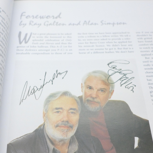 661 - An Only Fools and Horses book with many signatures including John Sullivan, Kenneth McDonald x2, Rog... 