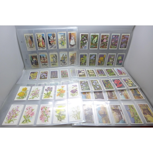 669 - A collection of cigarette cards, (mostly sets)