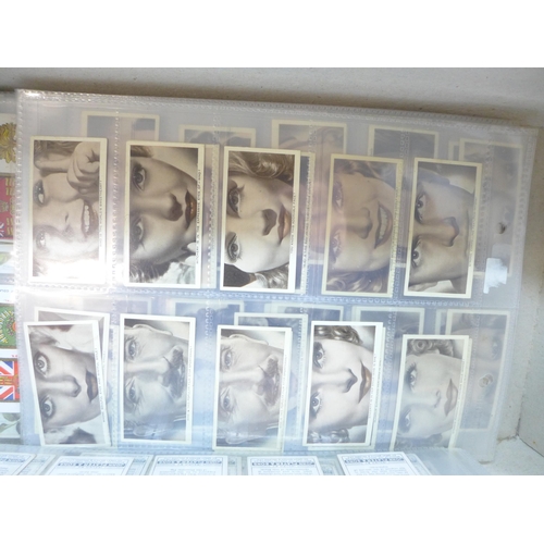 669 - A collection of cigarette cards, (mostly sets)