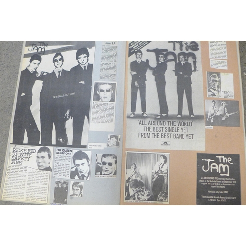 670 - The Jam; including programmes, magazines, (19), flyers for North London Poly and Kentish Town gigs, ... 