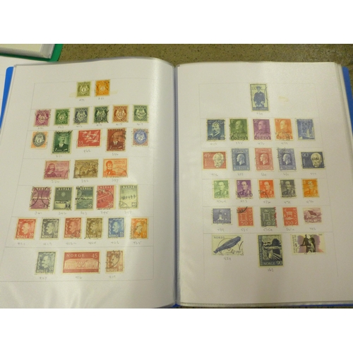 681 - Stamps; a world stamp collection in six files