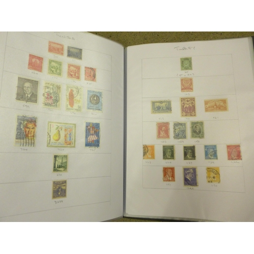 681 - Stamps; a world stamp collection in six files