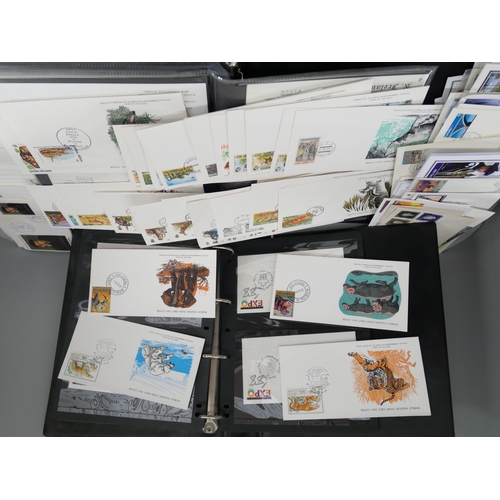 714 - Stamps; first day covers - loose and in albums