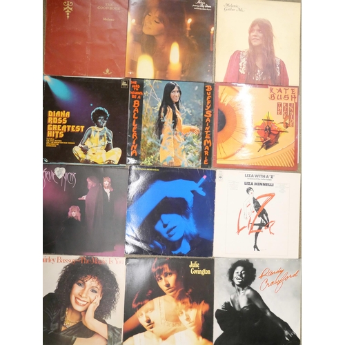 717 - Female artists Pop/Rock LPs mostly 60s/80s, (51)