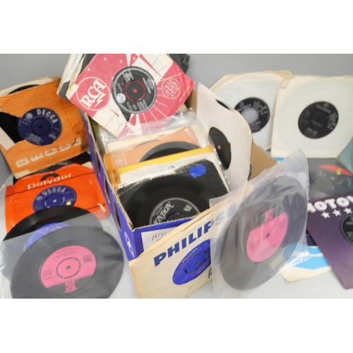 728 - A collection of 1950s and 60s 45rpm records, (67)