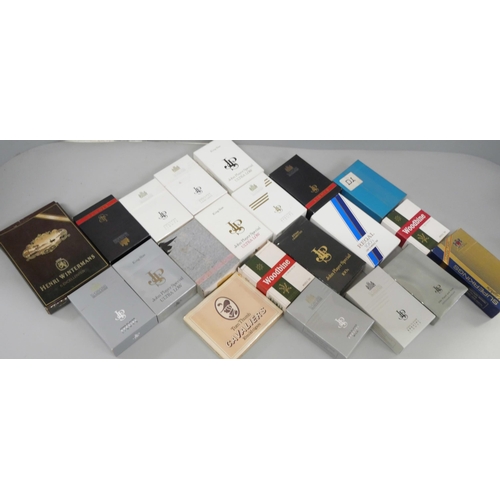 729 - A collection of over 60 original and dummy Cigarette and Cigar packs from Imperial Tobacco 1790-80's... 