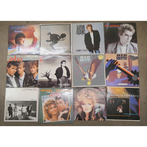 740 - A collection of 33 vinyl singles from the 1980s, 24 albums and 7 extended play singles, (see extra i... 