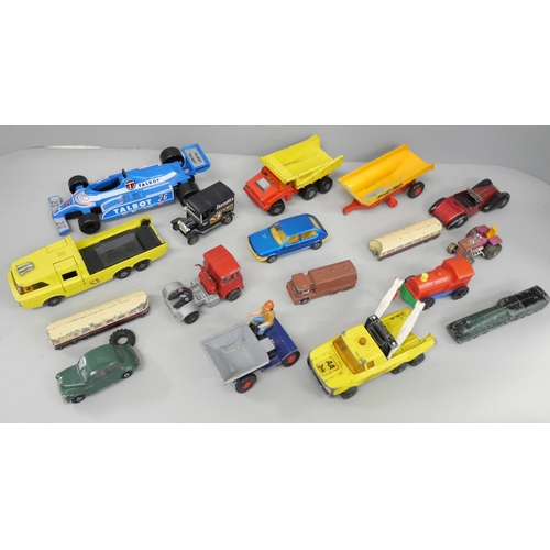 747 - A collection of model vehicles including Matchbox