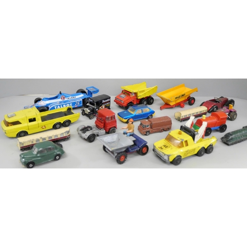 747 - A collection of model vehicles including Matchbox