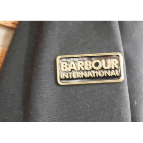 755 - A Barbour jacket with hood, UK 10