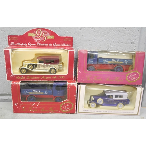 761 - A collection of model vehicles including Coronation Street and Lledo, etc.