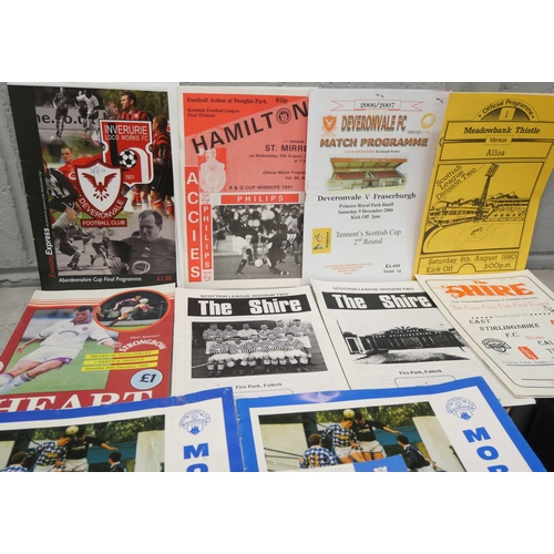 762 - A collection of lower league football programmes late 1980's early 90's, (49)