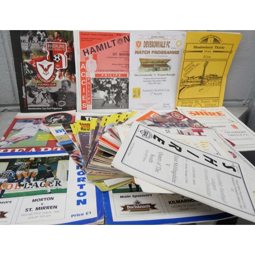 762 - A collection of lower league football programmes late 1980's early 90's, (49)