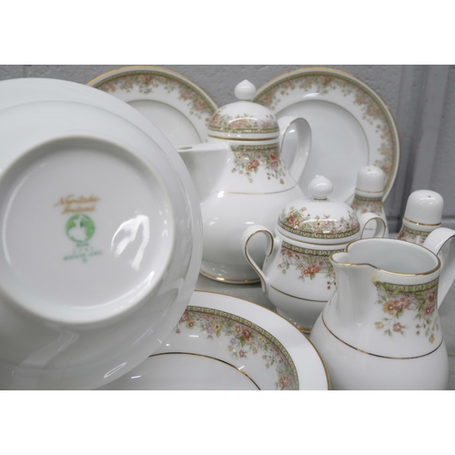 765 - A Noritake Ireland Morning Jewel tea and dinner service