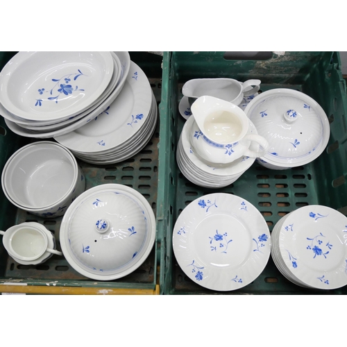 769 - A Royal Worcester Blue Bow dinner service