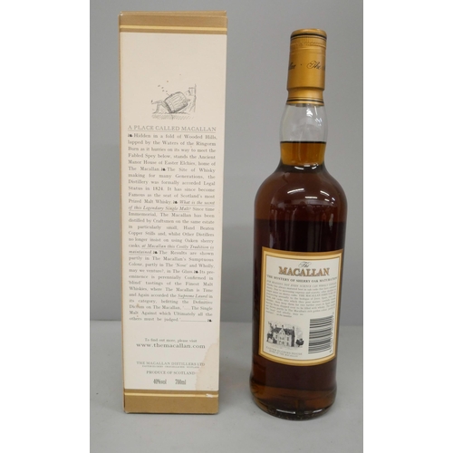 777B - A bottle of Macallan 10 year single malt Scotch whisky, boxed