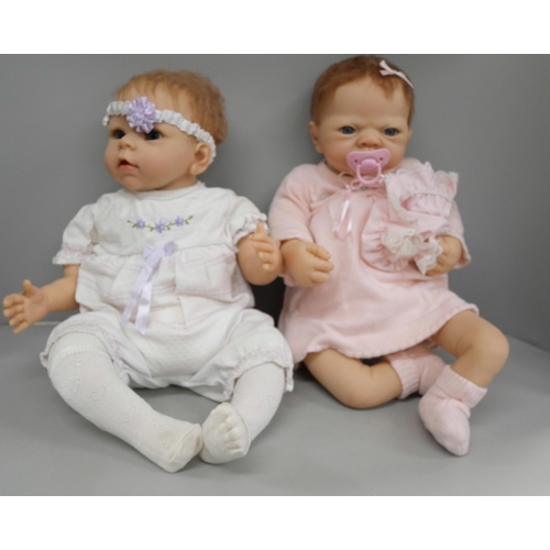 797 - Two Ashton Drake dolls - 'Baby Emily', 'Celebration of Life' and 'Chloe's look of love'