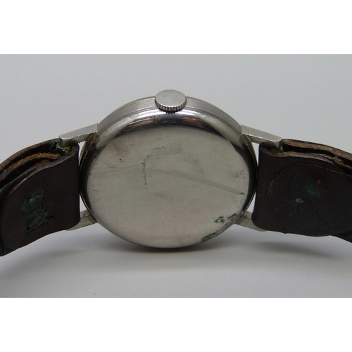 968 - A Tavannes wristwatch, 28mm case including crown