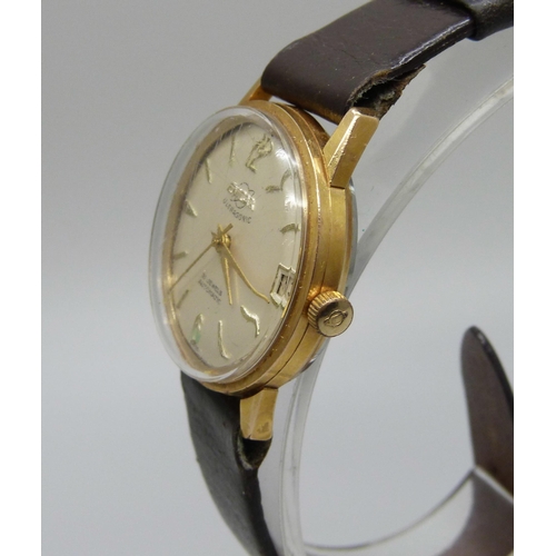 970 - An Enicar Ultrasonic automatic wristwatch, 32mm case including crown