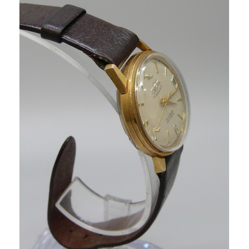 970 - An Enicar Ultrasonic automatic wristwatch, 32mm case including crown