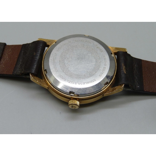 970 - An Enicar Ultrasonic automatic wristwatch, 32mm case including crown