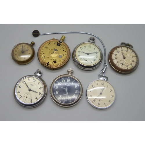 974 - A collection of pocket watches