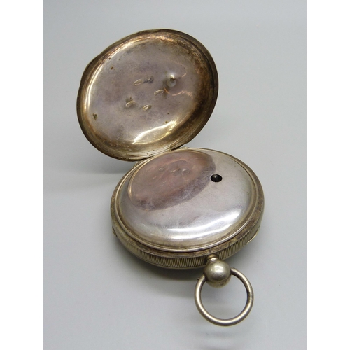 978 - A verge pocket watch, a/f