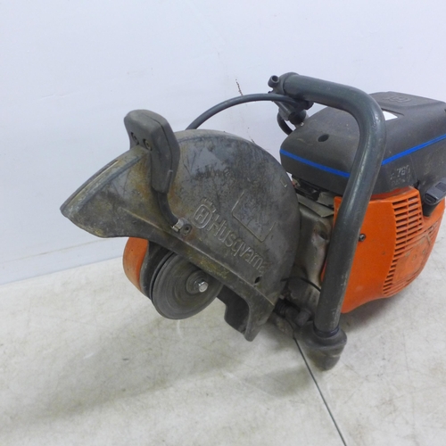 5012 - A Husqvarna R760 petrol driven stone cutting saw