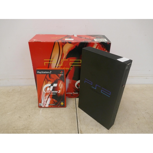 5059 - A limited edition GT3 Racing pack Playstation 2 with PS2 dual shock controller, power supply, av cab... 