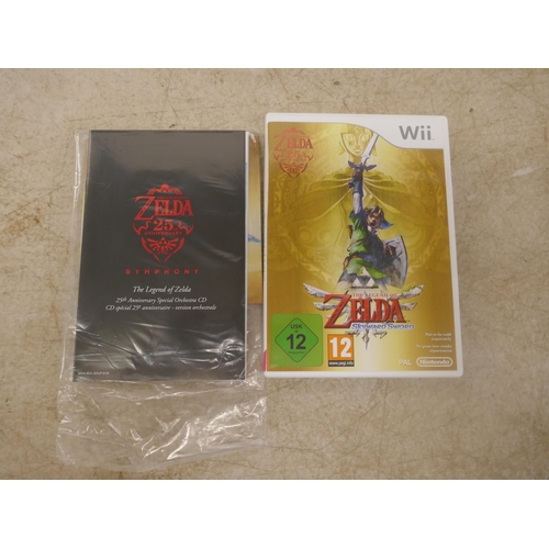 5062 - A Nintendo Wii games console (boxed with very little use) and Legend of Zelda Skyward Sword limited ... 