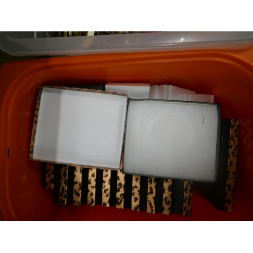 5063 - 3 boxes of assorted jewellery, jewellery boxes and jewellery stands, etc.