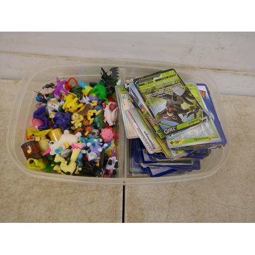 5066 - A collection of collectable items including Pokemon cards, football cards, card binders and mini Pok... 