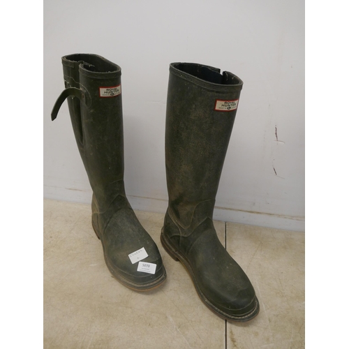 5070 - 2 pairs of Hunter Wellington boots including Royal Hunters made in Scotland - size 10