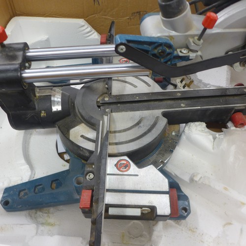 5036 - An Erbauer EMIS216S 1400w, 216mm sliding mitre saw