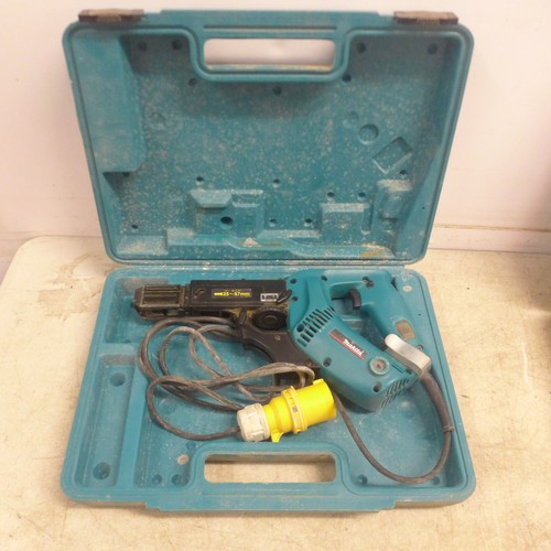 5041A - Two cased power tools including a Titan TTB278505 230v SDS plus rotary hammer drill, a Makita 6834 2... 