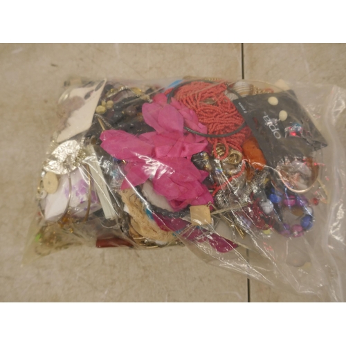 5088 - 2 bags of costume jewellery