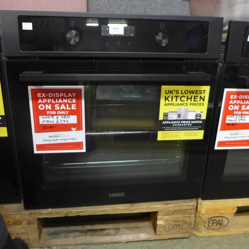 4014 - Zanussi Single Oven  - model no. - ZOCND7K1, Original RRP £324.17 inc Vat (463-99) *This lot is subj... 