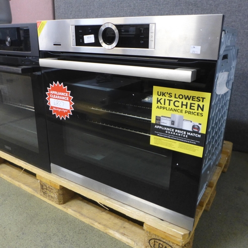 4016 - Bosch Single Oven With Home Connect - Model HBG6764S6B (463-213) *This lot is subject to VAT