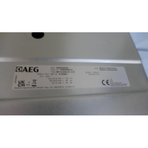 4026 - AEG 4 Burner Gas Hob - model no. - HGB64200SM, Original RRP £249.17 inc Vat (463-27) *This lot is su... 