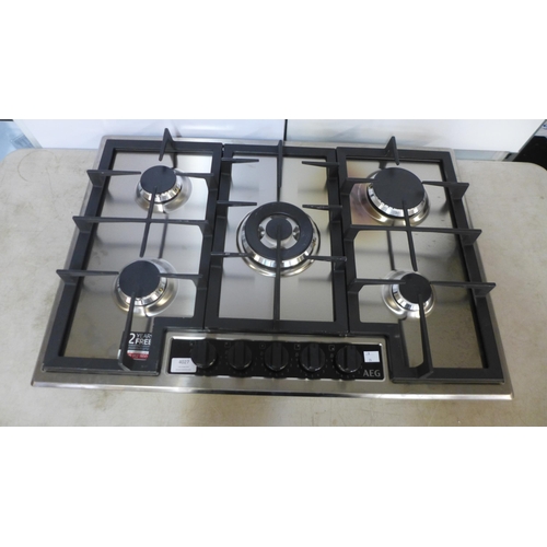 4027 - AEG Built In Gas 5 Burner Hob  - model no. - HGB75420YM, Original RRP £349.17 inc Vat (463-24) *This... 