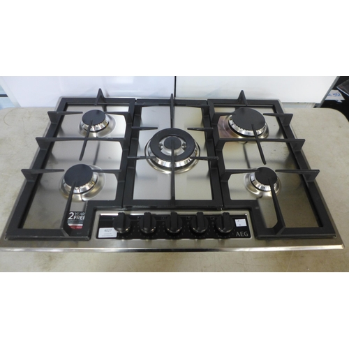 4027 - AEG Built In Gas 5 Burner Hob  - model no. - HGB75420YM, Original RRP £349.17 inc Vat (463-24) *This... 