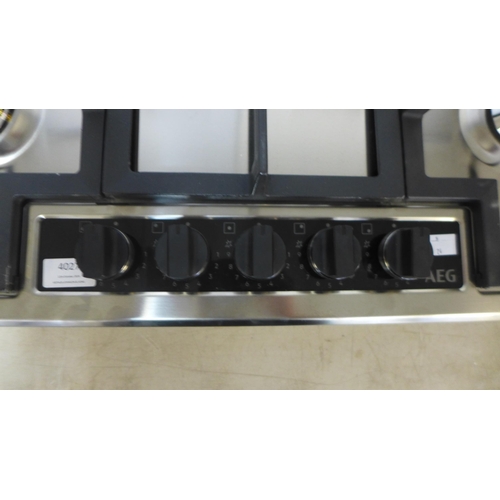 4027 - AEG Built In Gas 5 Burner Hob  - model no. - HGB75420YM, Original RRP £349.17 inc Vat (463-24) *This... 