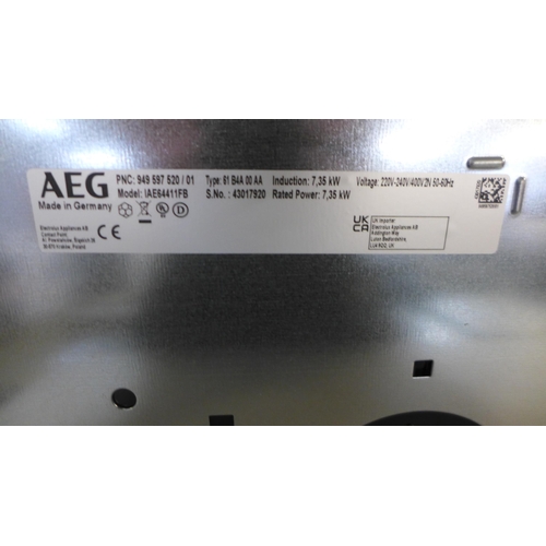 4028 - AEG 4 Zone Induction Hob  - model no. - IAE64411FB, Original RRP £449.17 inc Vat (463-63) *This lot ... 