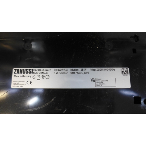 4033 - Zanussi Hob2Hood Induction Hob - model no. - ZITN844K, Original RRP £440.83 inc Vat (463-25) *This l... 