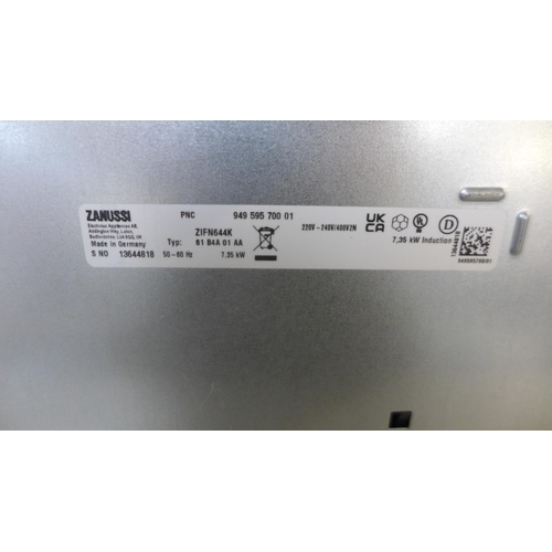 4041 - Zanussi 4 Zone induction Hob - Model ZIFN644K (463-197) *This lot is subject to VAT