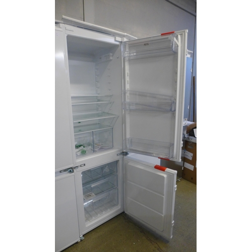 4066 - AEG Integrated 70/30 Fridge Freezer (Frost Free) ( Transit Damaged) - Model OSC6N181ES, Original RRP... 