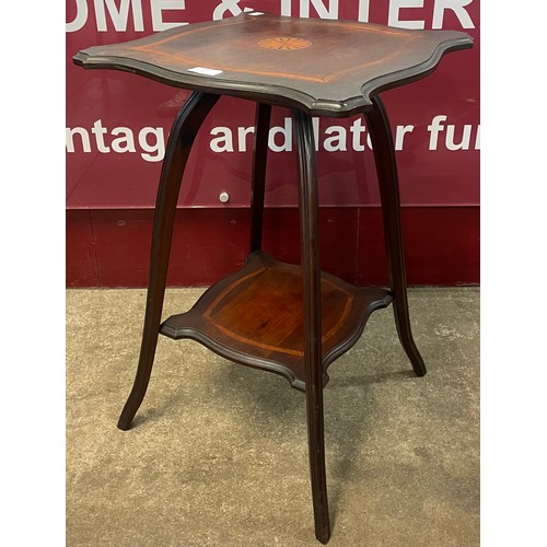 115 - An Edward VII inlaid mahogany occasional table